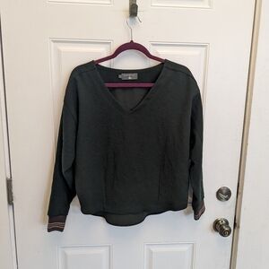 Cotelac Pullover Top With Detailed Cuffs